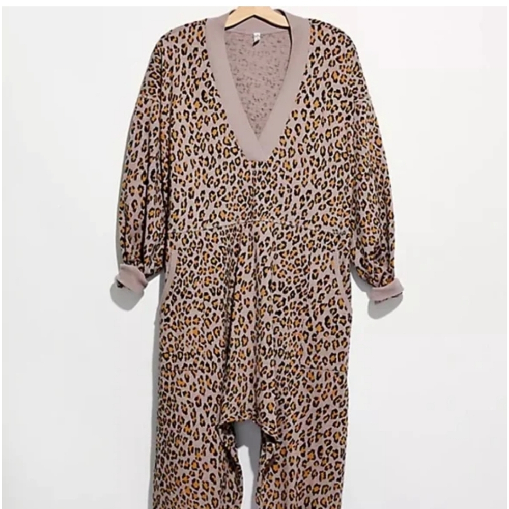 Leopard Print Jumpsuit